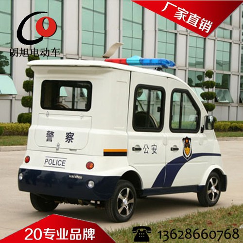 朗逸款全封闭电动巡逻车-背面图