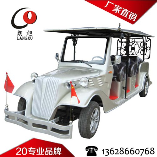 (迎宾款)电动老爷车8座-香槟银
