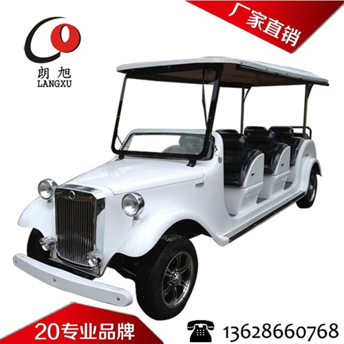(奔驰款)电动老爷车8座-白色